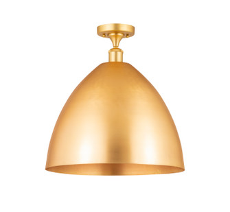Ballston LED Semi-Flush Mount in Satin Gold (405|516-1C-SG-MBD-16-SG-LED)