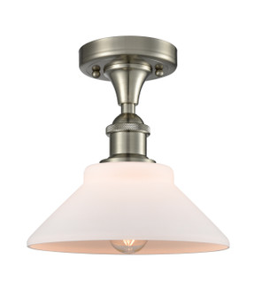 Ballston One Light Semi-Flush Mount in Brushed Satin Nickel (405|516-1C-SN-G131)