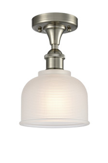 Ballston One Light Flush Mount in Brushed Satin Nickel (405|516-1C-SN-G411)