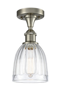 Ballston One Light Semi-Flush Mount in Brushed Satin Nickel (405|516-1C-SN-G442)