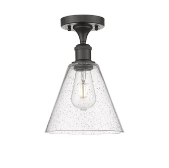 Ballston LED Semi-Flush Mount in Brushed Satin Nickel (405|516-1C-SN-GBC-84-LED)