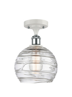 Ballston LED Semi-Flush Mount in White Polished Chrome (405|516-1C-WPC-G1213-8-LED)