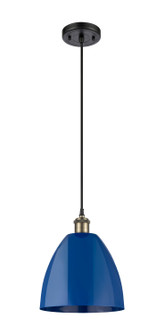 Ballston One Light Mini Pendant in Black Antique Brass (405|516-1P-BAB-MBD-9-BL)