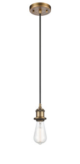 Ballston One Light Mini Pendant in Brushed Brass (405|516-1P-BB)