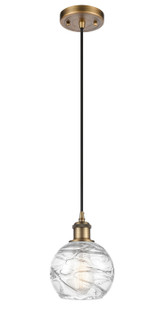 Ballston LED Mini Pendant in Brushed Brass (405|516-1P-BB-G1213-6-LED)