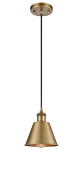 Ballston One Light Mini Pendant in Brushed Brass (405|516-1P-BB-M8)