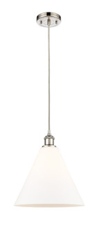 Ballston One Light Mini Pendant in Polished Nickel (405|516-1P-PN-GBC-121)