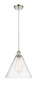 Ballston LED Mini Pendant in Polished Nickel (405|516-1P-PN-GBC-124-LED)
