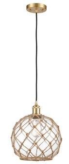 Ballston One Light Mini Pendant in Satin Gold (405|516-1P-SG-G122-10RB)
