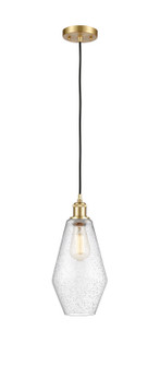 Ballston One Light Mini Pendant in Satin Gold (405|516-1P-SG-G654-7)