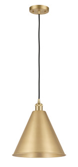 Ballston LED Mini Pendant in Satin Gold (405|516-1P-SG-MBC-16-SG-LED)