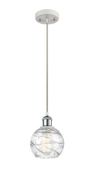 Ballston LED Mini Pendant in White Polished Chrome (405|516-1P-WPC-G1213-6-LED)