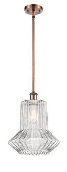 Ballston LED Pendant in Antique Copper (405|516-1S-AC-G212)