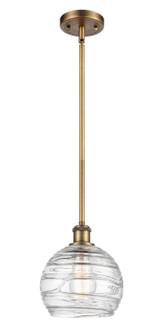 Ballston One Light Mini Pendant in Brushed Brass (405|516-1S-BB-G1213-8)