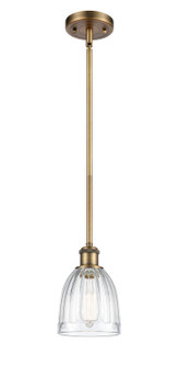 Ballston One Light Mini Pendant in Brushed Brass (405|516-1S-BB-G442)