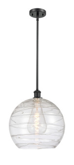 Ballston One Light Pendant in Matte Black (405|516-1S-BK-G1213-14)