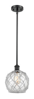 Ballston LED Mini Pendant in Matte Black (405|516-1S-BK-G122-8RW-LED)