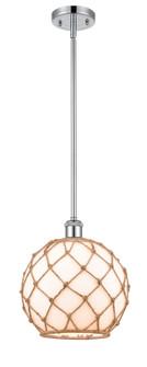 Ballston One Light Mini Pendant in Polished Chrome (405|516-1S-PC-G121-10RB)