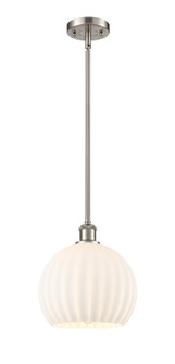 Ballston LED Mini Pendant in Polished Nickel (405|516-1S-PN-G1215-10-LED)