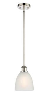 Ballston LED Mini Pendant in Polished Nickel (405|516-1S-PN-G381-LED)