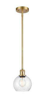 Ballston One Light Mini Pendant in Satin Gold (405|516-1S-SG-G124-6)