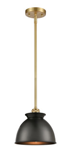 Ballston One Light Mini Pendant in Satin Gold (405|516-1S-SG-M14-BK)