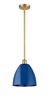 Ballston One Light Pendant in Satin Gold (405|516-1S-SG-MBD-9-BL)