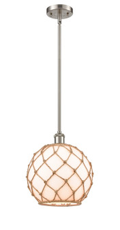 Ballston One Light Mini Pendant in Brushed Satin Nickel (405|516-1S-SN-G121-10RB)