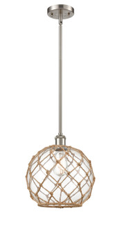 Ballston One Light Mini Pendant in Brushed Satin Nickel (405|516-1S-SN-G122-10RB)