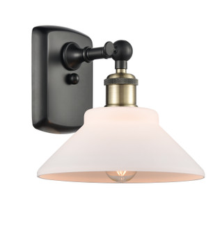 Ballston One Light Wall Sconce in Black Antique Brass (405|516-1W-BAB-G131)