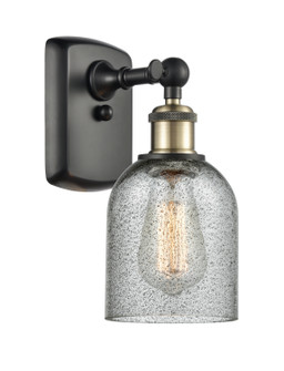 Ballston One Light Wall Sconce in Black Antique Brass (405|516-1W-BAB-G257)