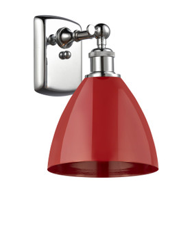 Ballston One Light Wall Sconce in Polished Chrome (405|516-1W-PC-MBD-75-RD)