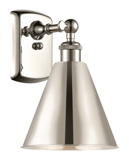 Ballston One Light Wall Sconce in Polished Nickel (405|516-1W-PN-MBC-8-PN)
