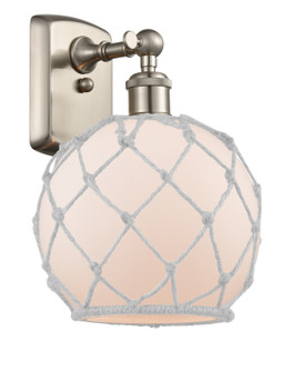 Ballston One Light Wall Sconce in Brushed Satin Nickel (405|516-1W-SN-G121-8RW) Ballston One Light Wall Sconce in Brushed Satin Nickel (405|516-1W-SN-G121-8RW)