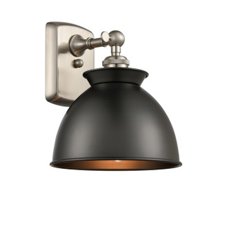 Ballston One Light Wall Sconce in Brushed Satin Nickel (405|516-1W-SN-M14-BK)