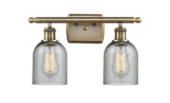 Ballston Two Light Bath Vanity in Antique Brass (405|516-2W-AB-G257)