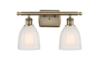 Ballston Two Light Bath Vanity in Antique Brass (405|516-2W-AB-G441)