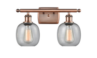 Ballston Two Light Bath Vanity in Antique Copper (405|516-2W-AC-G104)
