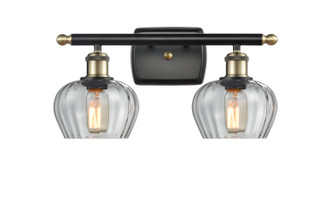 Ballston Two Light Bath Vanity in Black Antique Brass (405|516-2W-BAB-G92)