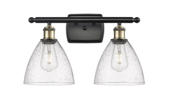 Ballston Two Light Bath Vanity in Black Antique Brass (405|516-2W-BAB-GBD-754)