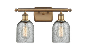 Ballston Two Light Bath Vanity in Brushed Brass (405|516-2W-BB-G257)
