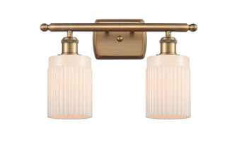 Ballston Two Light Bath Vanity in Brushed Brass (405|516-2W-BB-G341)