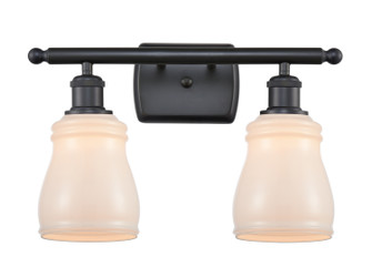 Ballston Two Light Bath Vanity in Matte Black (405|516-2W-BK-G391)