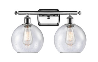 Ballston Two Light Bath Vanity in Polished Chrome (405|516-2W-PC-G124-8)