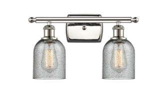 Ballston Two Light Bath Vanity in Polished Nickel (405|516-2W-PN-G257)