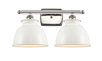 Ballston Two Light Bath Vanity in Polished Nickel (405|516-2W-PN-M14-W)