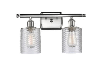 Ballston Two Light Bath Vanity in Brushed Satin Nickel (405|516-2W-SN-G112)