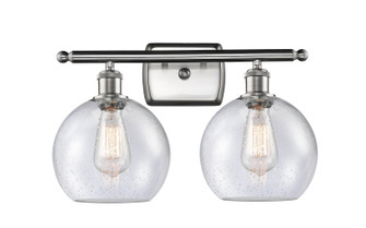 Ballston Two Light Bath Vanity in Brushed Satin Nickel (405|516-2W-SN-G124-8)