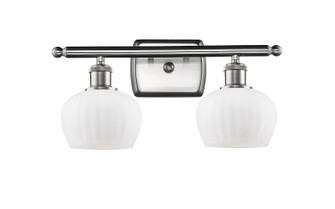 Ballston Two Light Bath Vanity in Brushed Satin Nickel (405|516-2W-SN-G91)