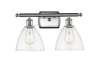 Ballston LED Bath Vanity in Brushed Satin Nickel (405|516-2W-SN-GBD-752-LED)